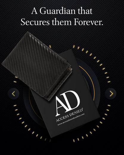 Leather Trifold Wallet – Removable Money Clip
