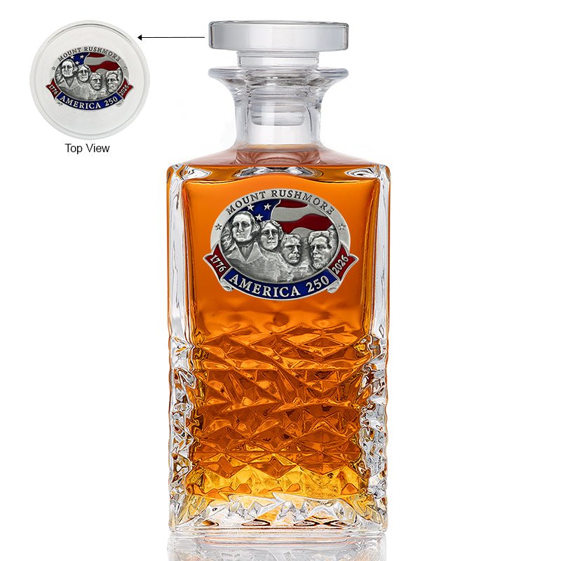 America's 250th Anniversary Mount Rushmore Heritage Decanter