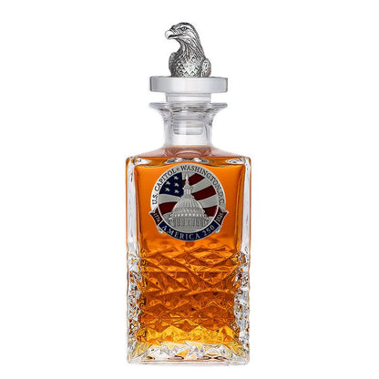 America's 250th Anniversary Capitol Dome Heritage Decanter with 3D Top