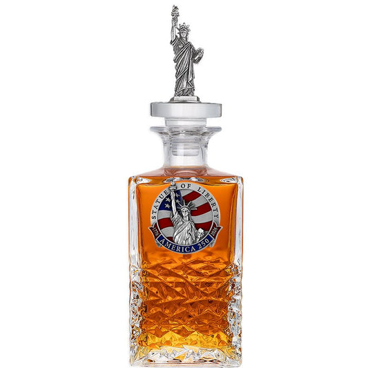 America's 250th Anniversary Statue of Liberty Heritage Decanter with 3D Top