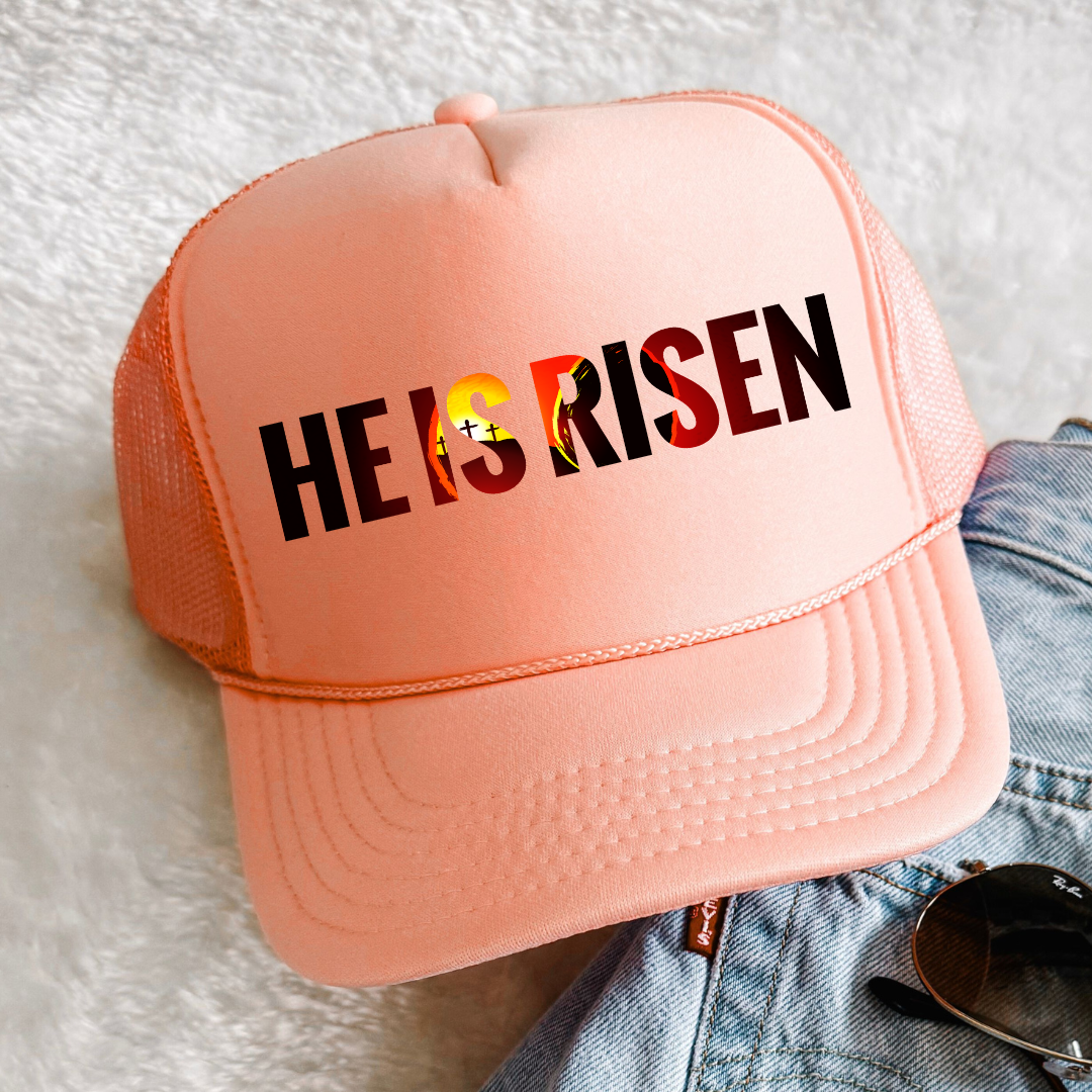 HE IS RISEN Trucker