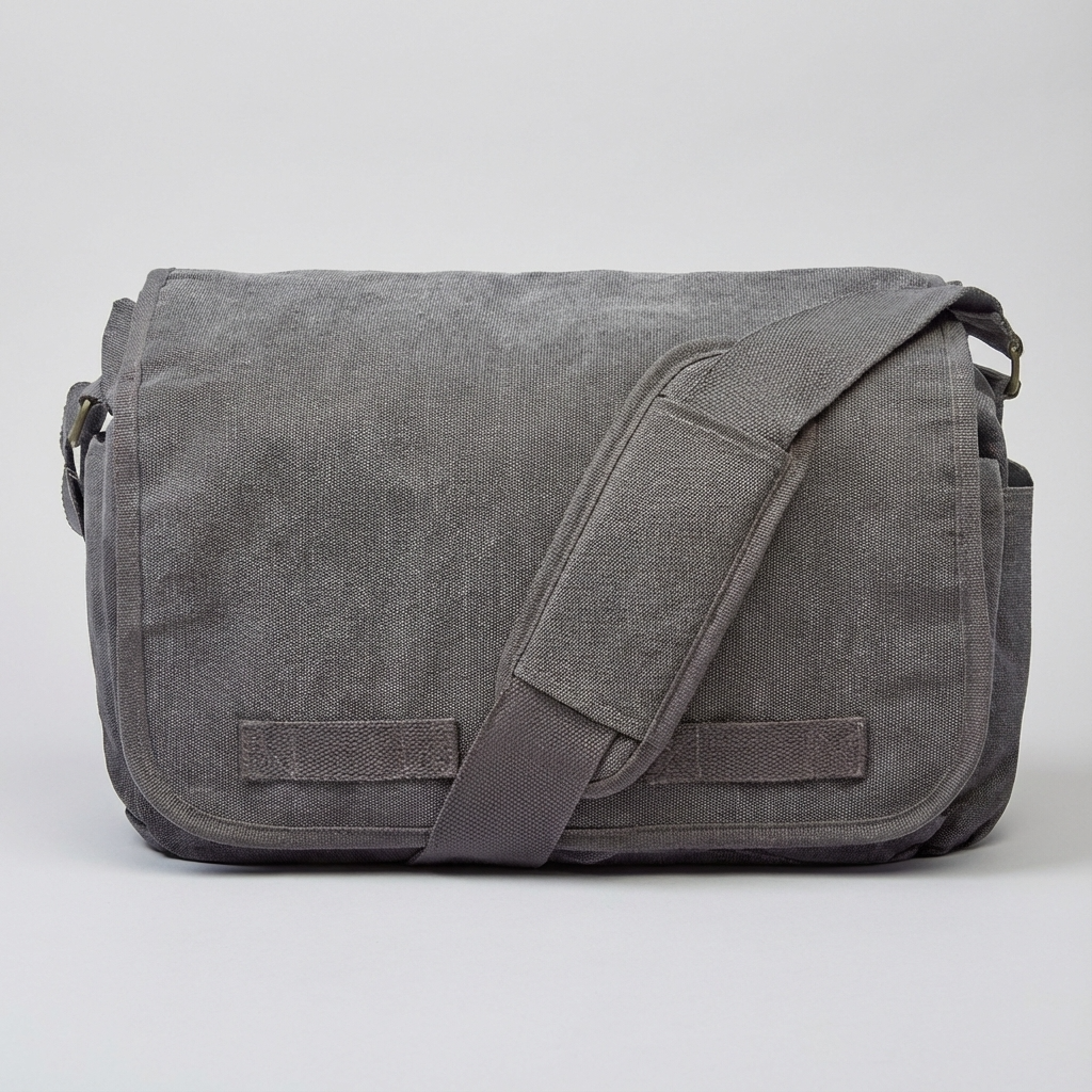 Men’s Canvas Messenger Bag – Laptop Ready