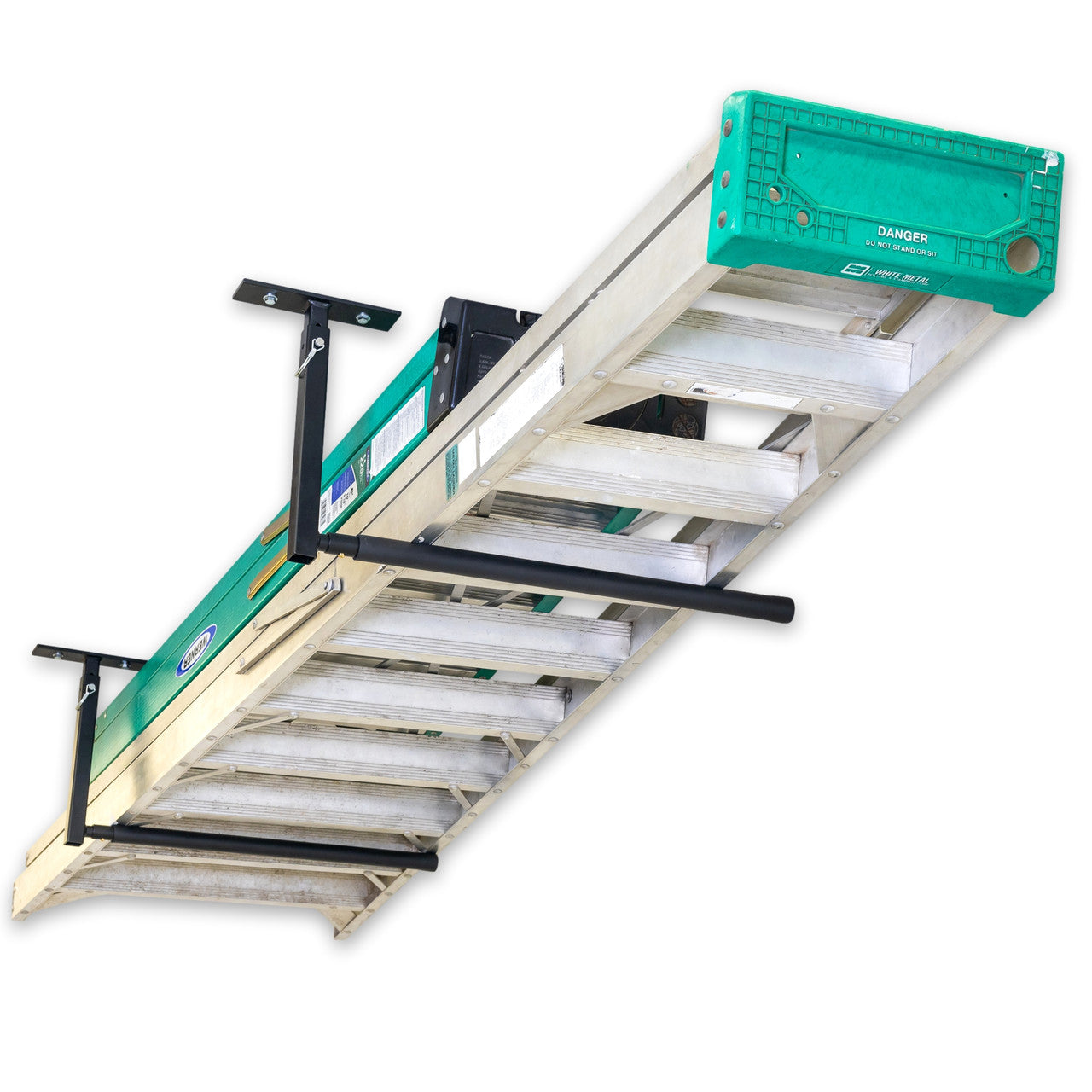 Hi-Port 2 | Adjustable Ceiling Storage Rack | Single | Holds 75 lbs