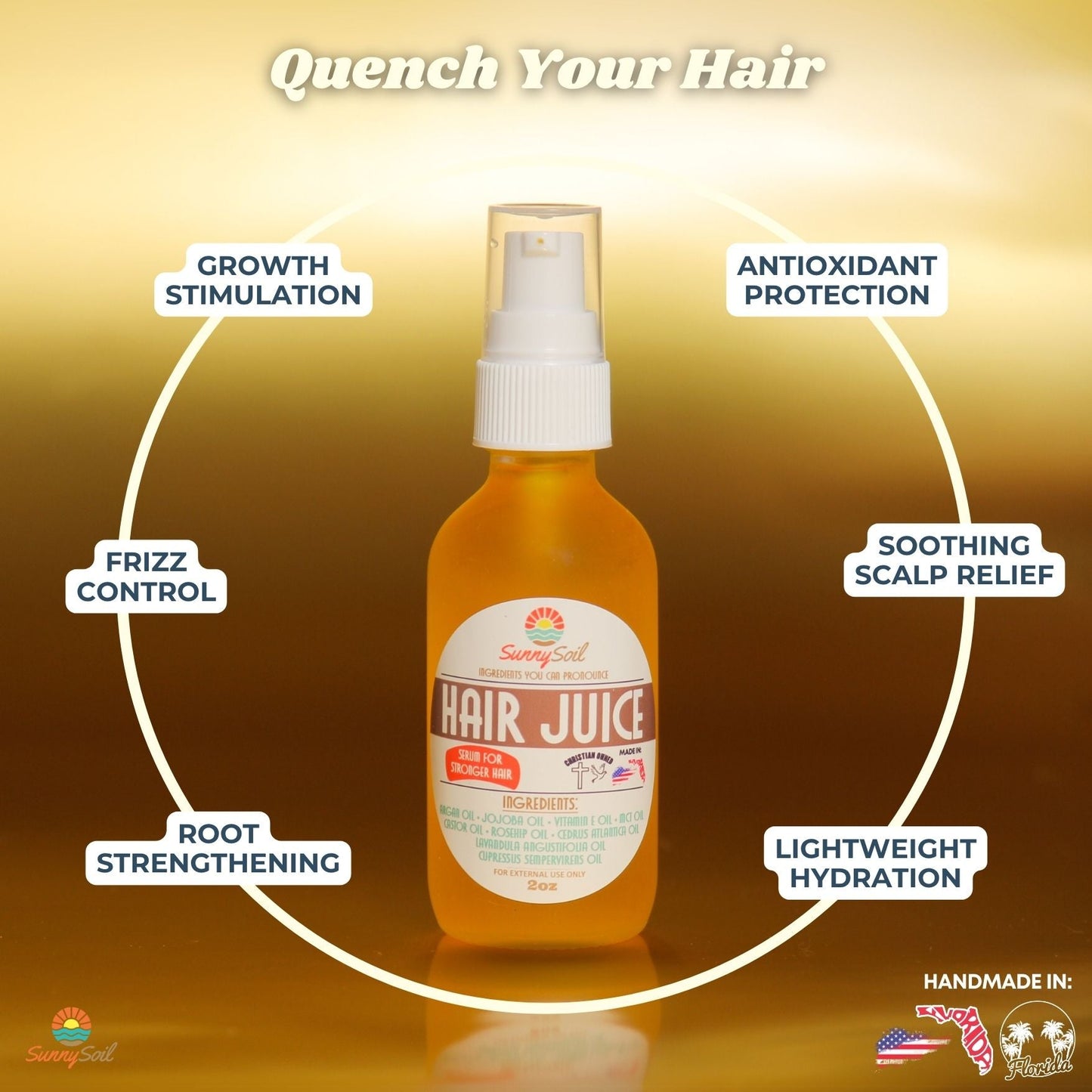 Hair Juice (Hair Growth Serum) (2oz)