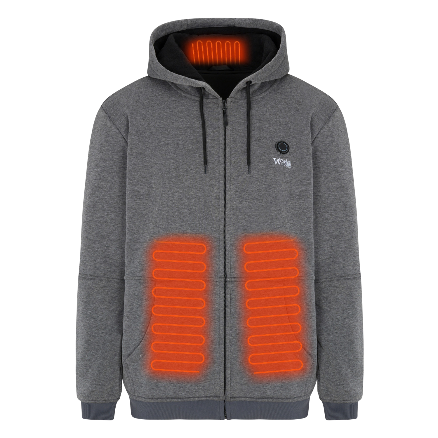 Heated Zip Hoodie for Men and Women