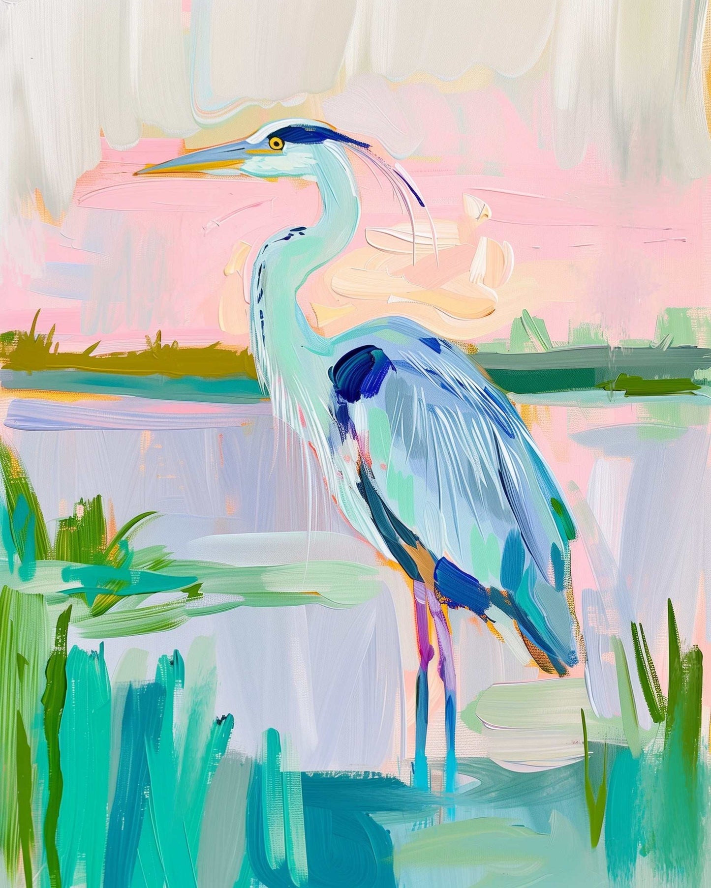 Heron – Fine Art Print