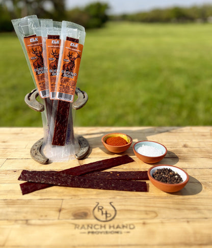 Elk Jerky — Hickory Smoked