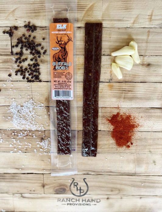Elk Jerky — Hickory Smoked