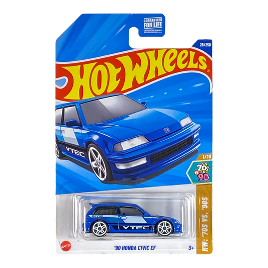 Hot Wheels '90 Honda Civic EF | '70s VS. '90s Series 1/10