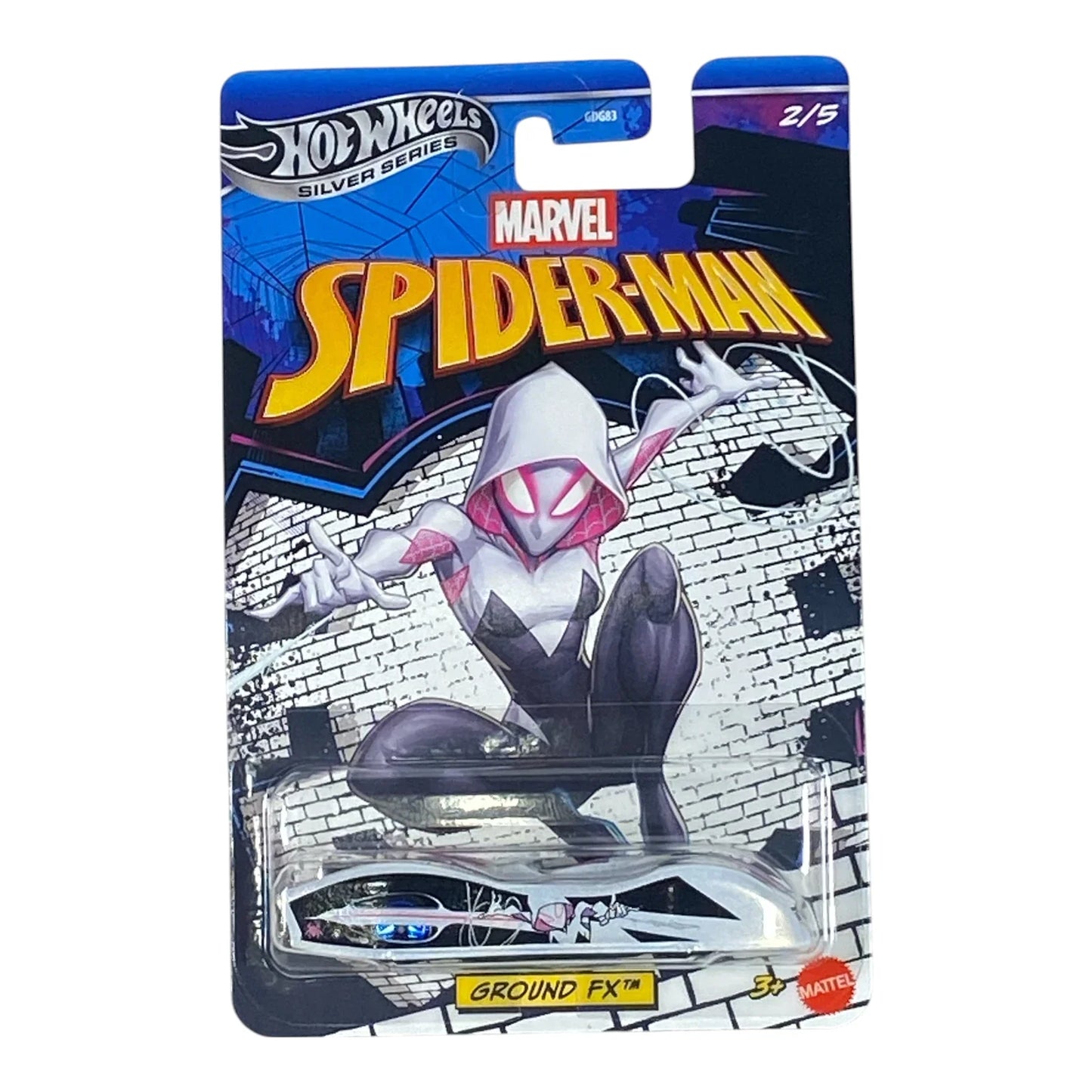 Hot Wheels Silver Series Spider-Man Complete Set of 5 (2026) - Limited Edition Collectible Diecast Cars