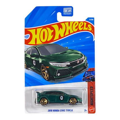 Hot Wheels 2018 Honda Civic Type R | Nightspeed Series 3/10