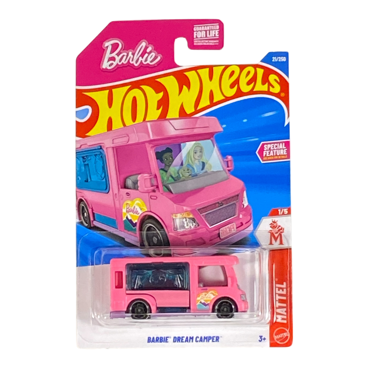Pink Hot Wheels Barbie Dream Camper 1/5