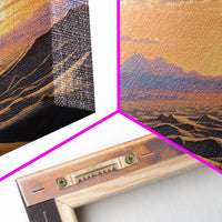 Cowboy Wall Art, Sunset Print, Landscape Wall Art, Canvas Print, Wall Art, 3 Piece Wall Art, Gift For Men, Ranch House Decor, Western Art