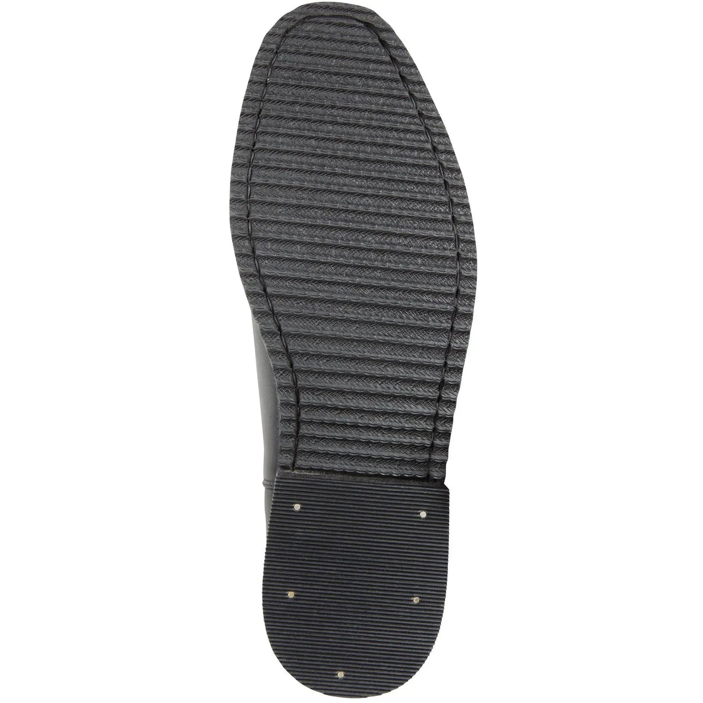 Huntley Equestrian Adult Classic Black Leather Zipper Paddock Boot