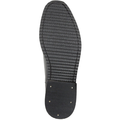 Huntley Equestrian Adult Classic Black Leather Zipper Paddock Boot