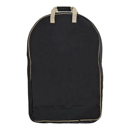 Huntley Equestrian Deluxe Black Travel Carry On Garment Bag with Accessories Zipper Cover for Travel, Business, Horse Shows