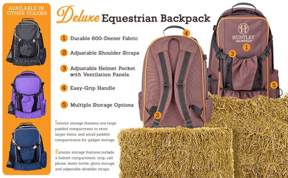 Huntley Equestrian Deluxe Equestrian Backpack
