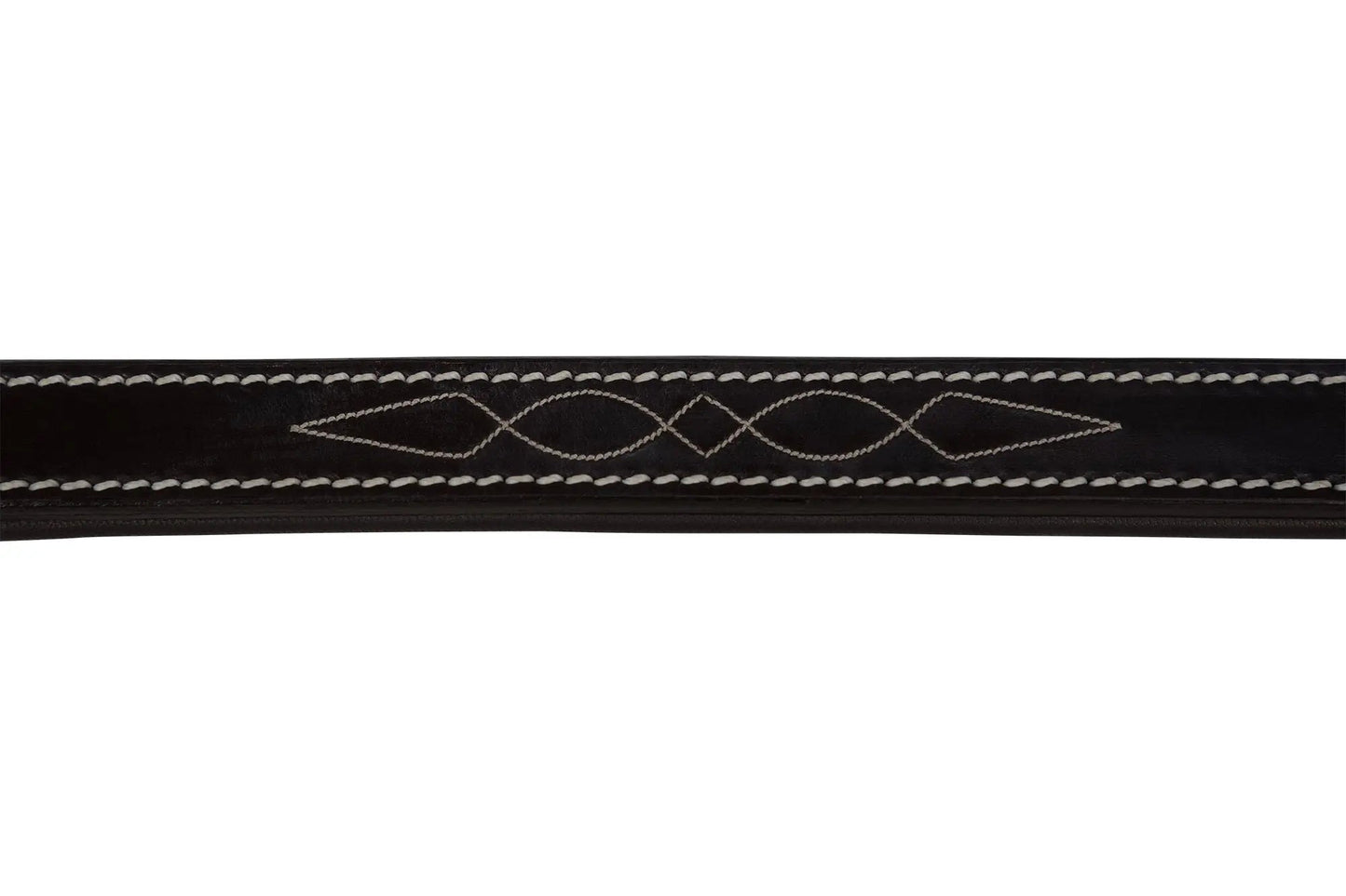Huntley Equestrian Fancy Stitched Leather Halter Replacement Crown Piece