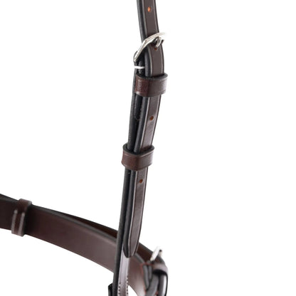 Huntley Equestrian Fancy Stitched Raised Crank Noseband