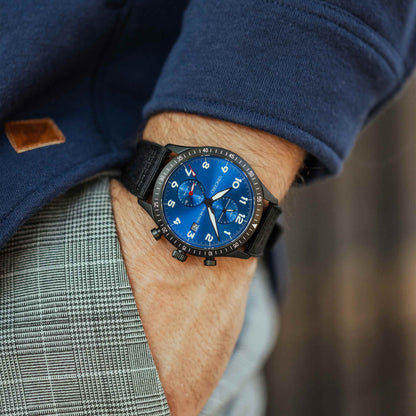 The Altitude - Matte Black/Cobalt