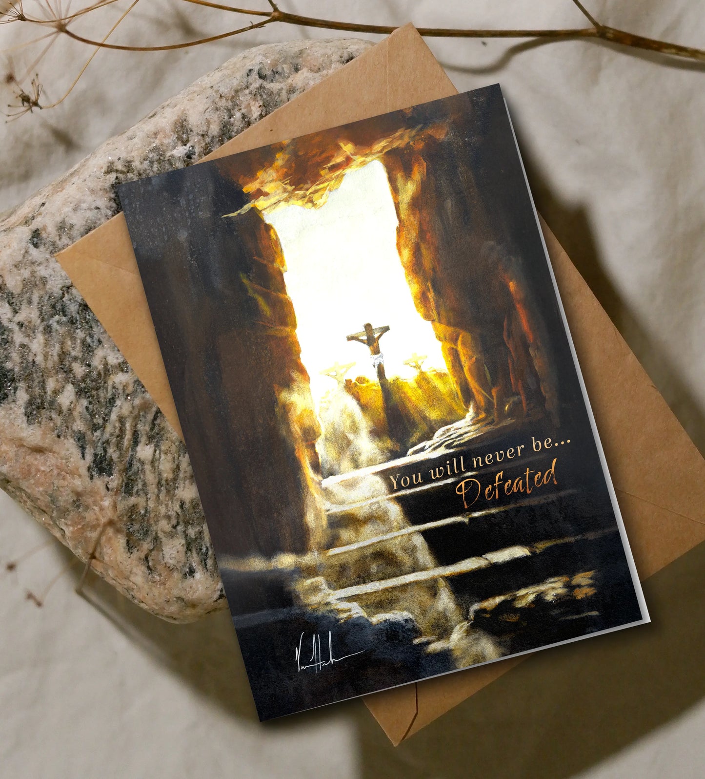 'I Have Overcome' Easter Greeting Card