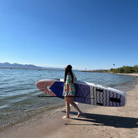 VidaGlide Canyon Pack: 10' 6'' Inflatable Paddle Board + Paddle, Pump, Detachable Fin, & Carrying Case