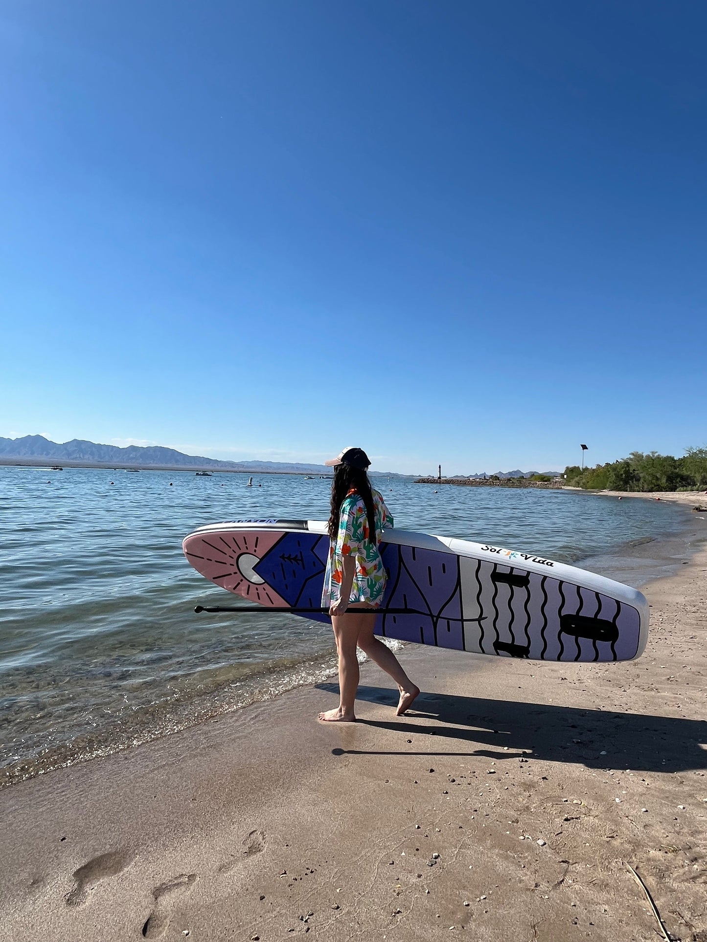 VidaGlide Canyon Pack: 10' 6'' Inflatable Paddle Board + Paddle, Pump, Detachable Fin, & Carrying Case