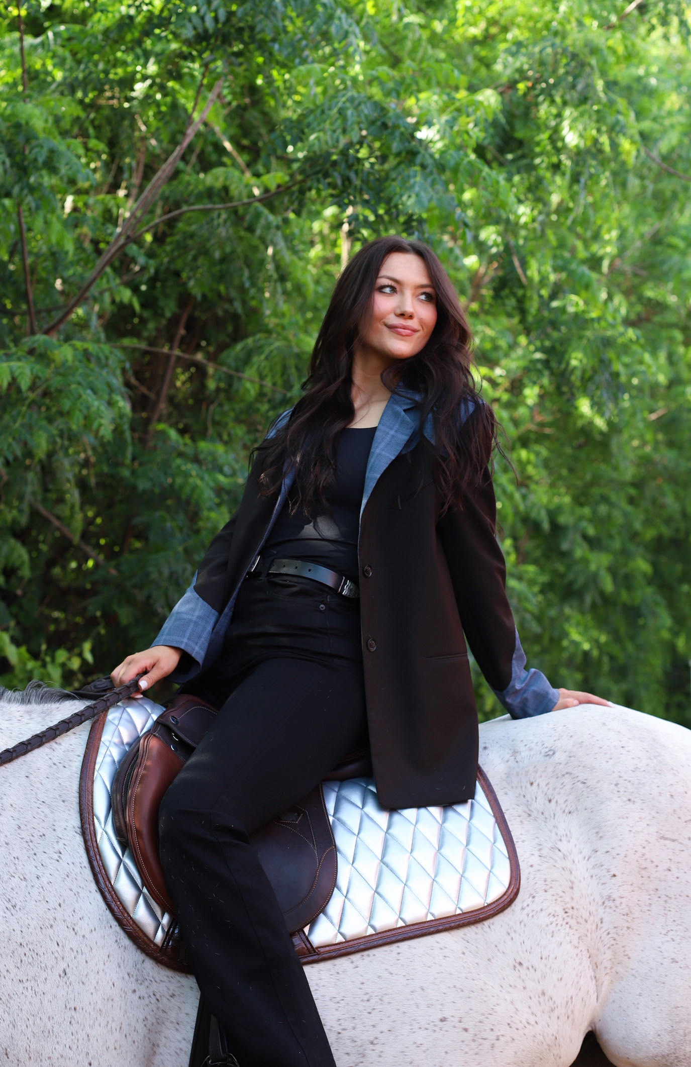Jump Saddle Pad | Chrome