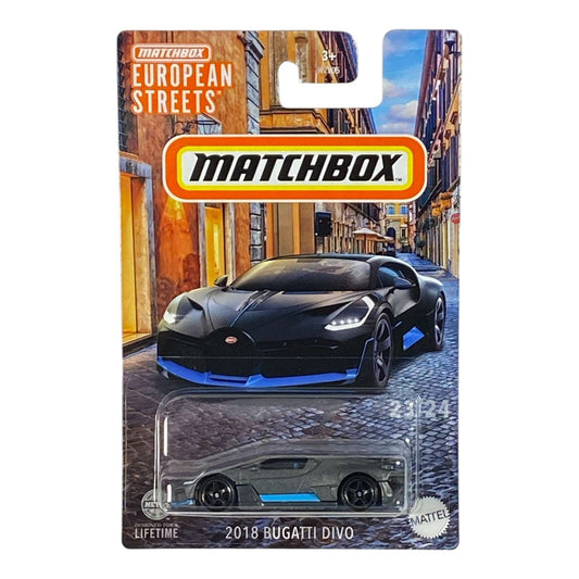 Matchbox 2018 Bugatti Divo European Streets