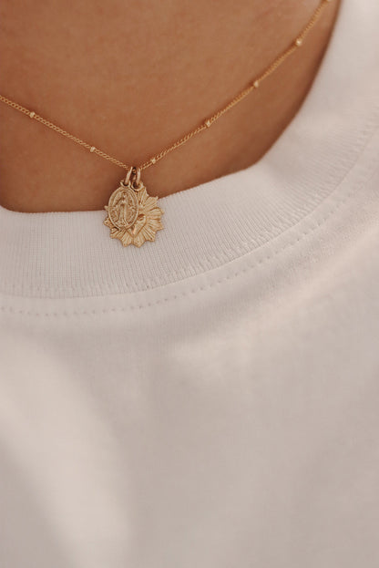 Most Sacred Heart and Miraculous Medal Necklace