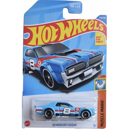 Hot Wheels American Power (V3)1:64 Diecast Assorted (Ford, Chevy, Dodge, Mustang, Corvette, GMC, Jeep, Merc, Camaro)