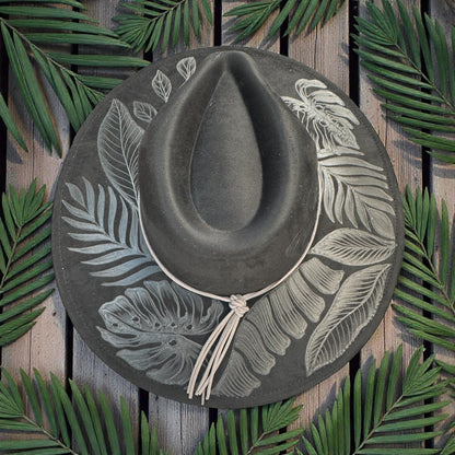 High Definition- Burned Wide Brim Fedora Series