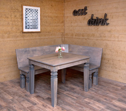 Square Farmhouse Dining Table with Java legs