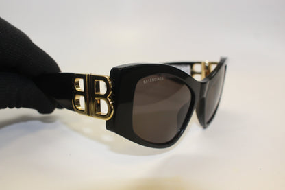 Balenciaga BB0287S-001 Women’s Sunglasses – Recycled Acetate, 55mm