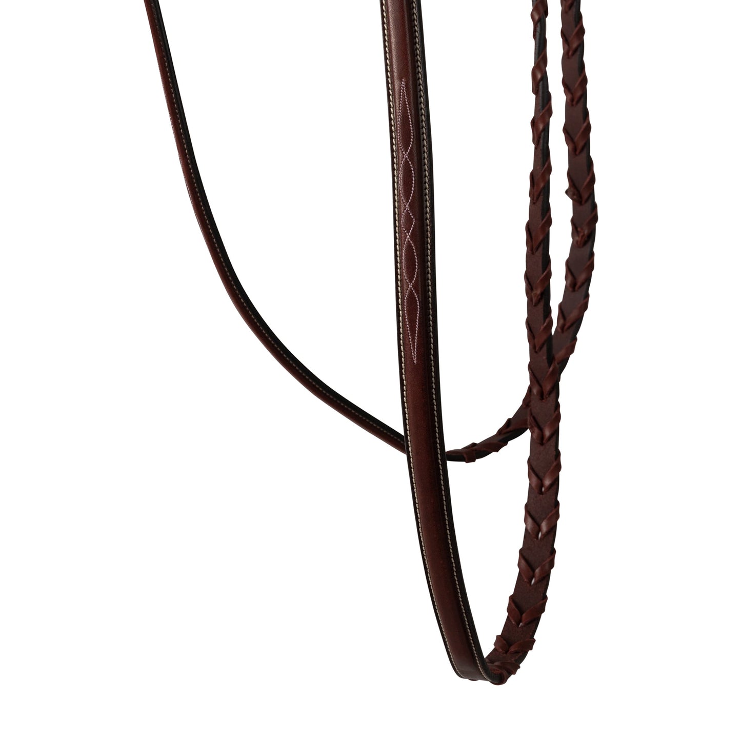 Huntley Equestrian Fancy Stitched Schooling Laced Reins