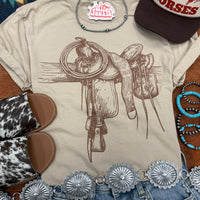 Untamed Saddle Graphic Tee