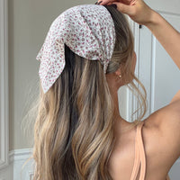 Faith Floral Bandana Headband Hair Scarf