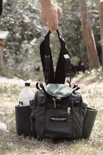 Revolution Mini Deluxe V3 Disc Golf Bag - Olive Green