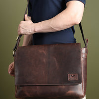 Genuine Sitka Leather Laptop Bag
