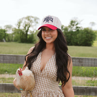 Made in America - Red Stripe Vintage Trucker Hat