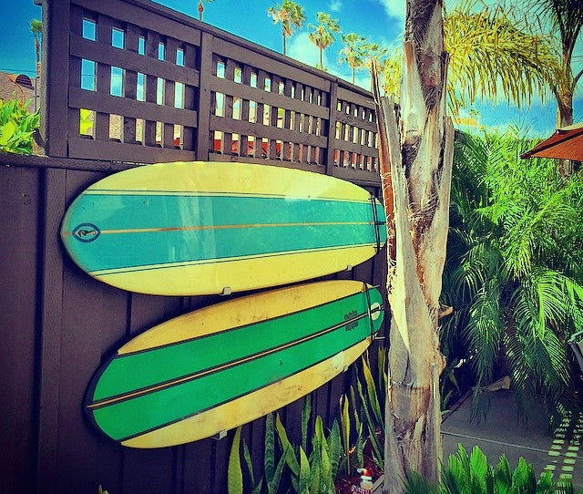 Minimalist Surfboard Display Rack | Holds 30 lbs