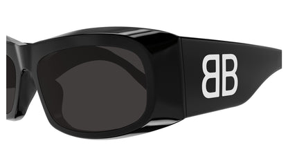 Balenciaga BB0395S-001 Women’s Sunglasses – Recycled Acetate, 60mm