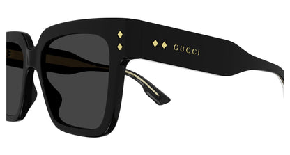 Gucci GG1084S‑001  54 Men’s Sunglasses | Black Acetate Metal Frame | Authentic Luxury (UPC 889652378497)
