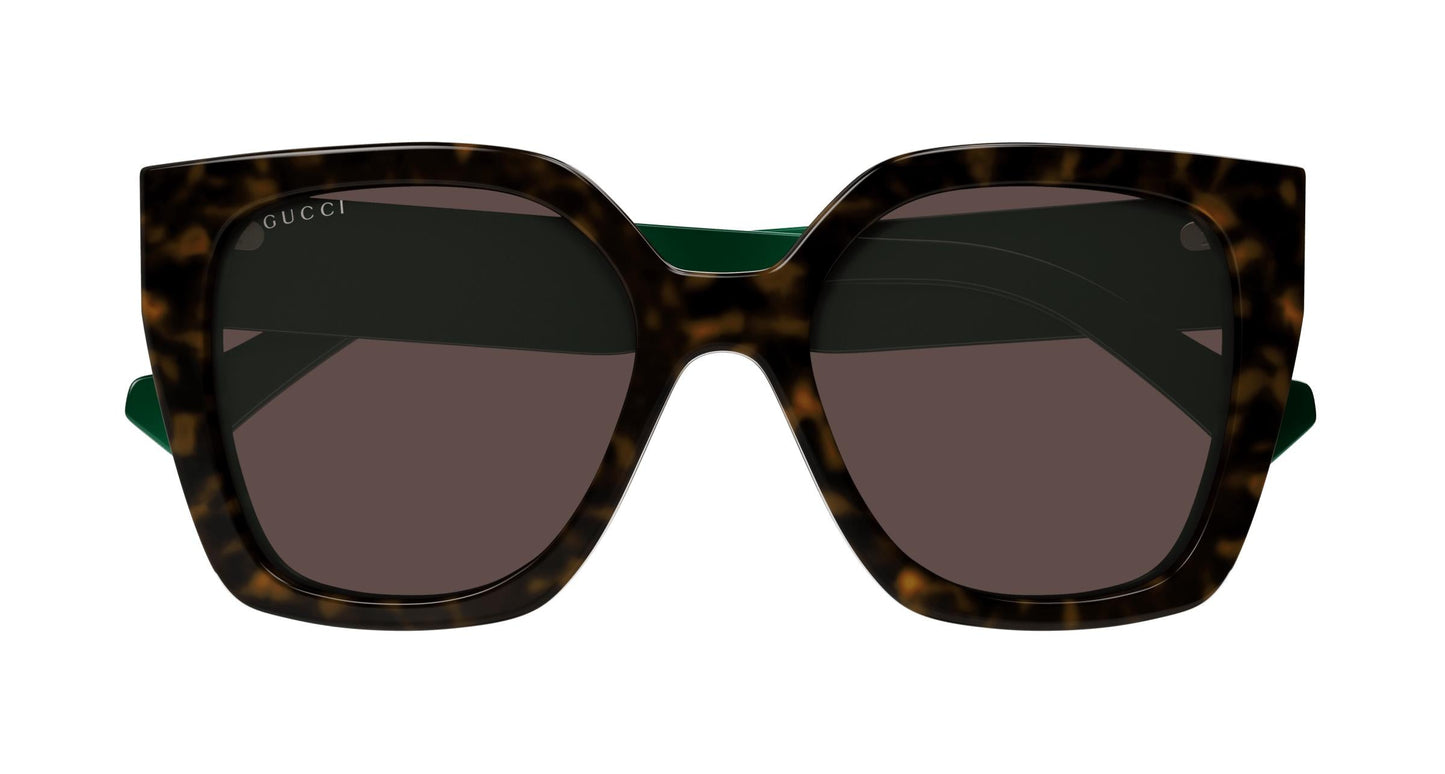 Gucci GG1300S‑002 55 Women’s Sunglasses | Havana Recycled Acetate Frame | Authentic Luxury (UPC 889652415352)