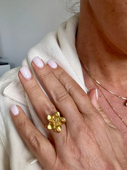 waterproof flower ring