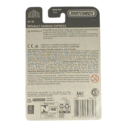 Matchbox Renault Kangoo (Locksmith) - Matchbox Series 30/100