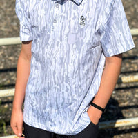 Youth White Ranch Polo