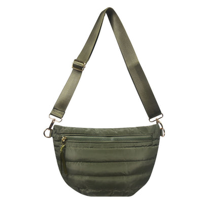 The Blake | Crescent Puffer Sling Bag | 14 Colors