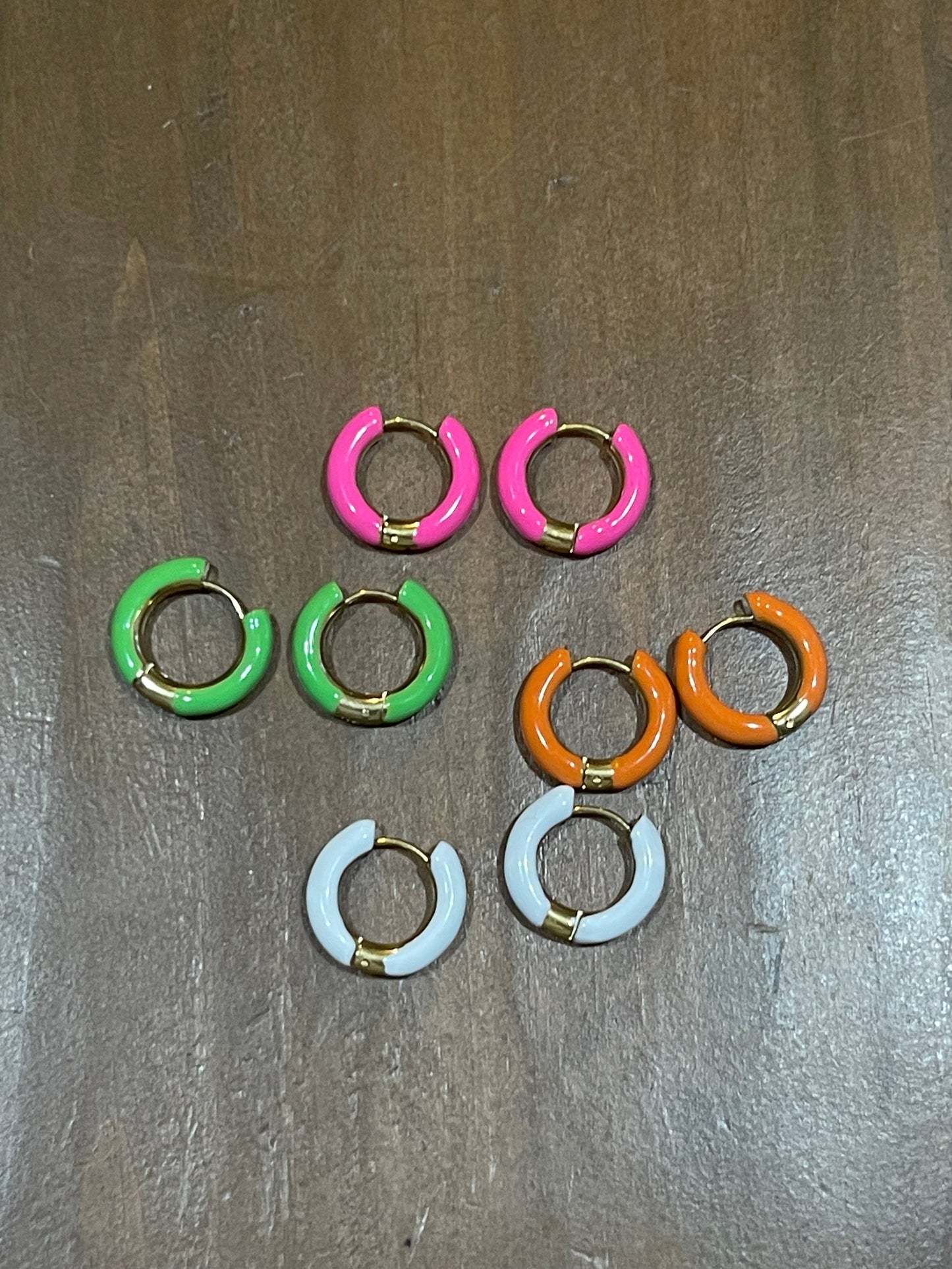 bold colorful hoops