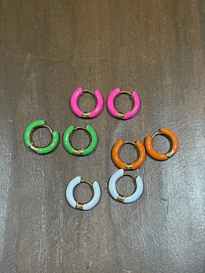 bold colorful hoops